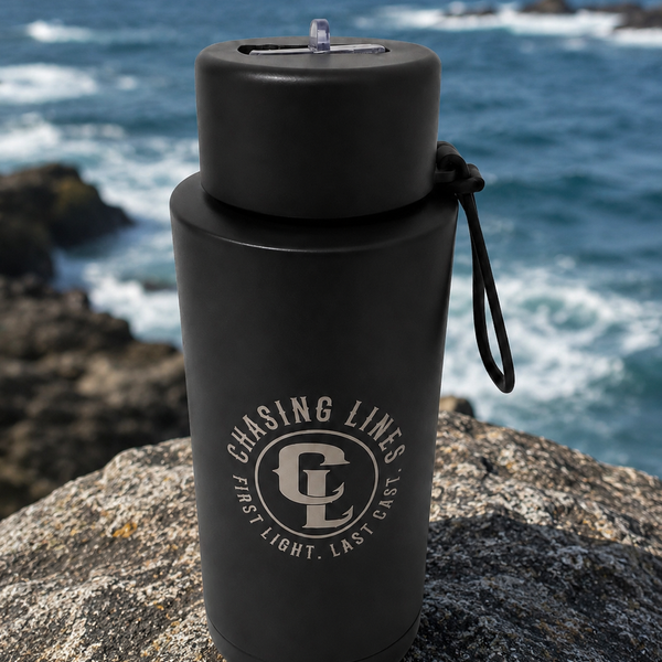 CHASING LINES INSULATED DRINK BOTTLES - Black
