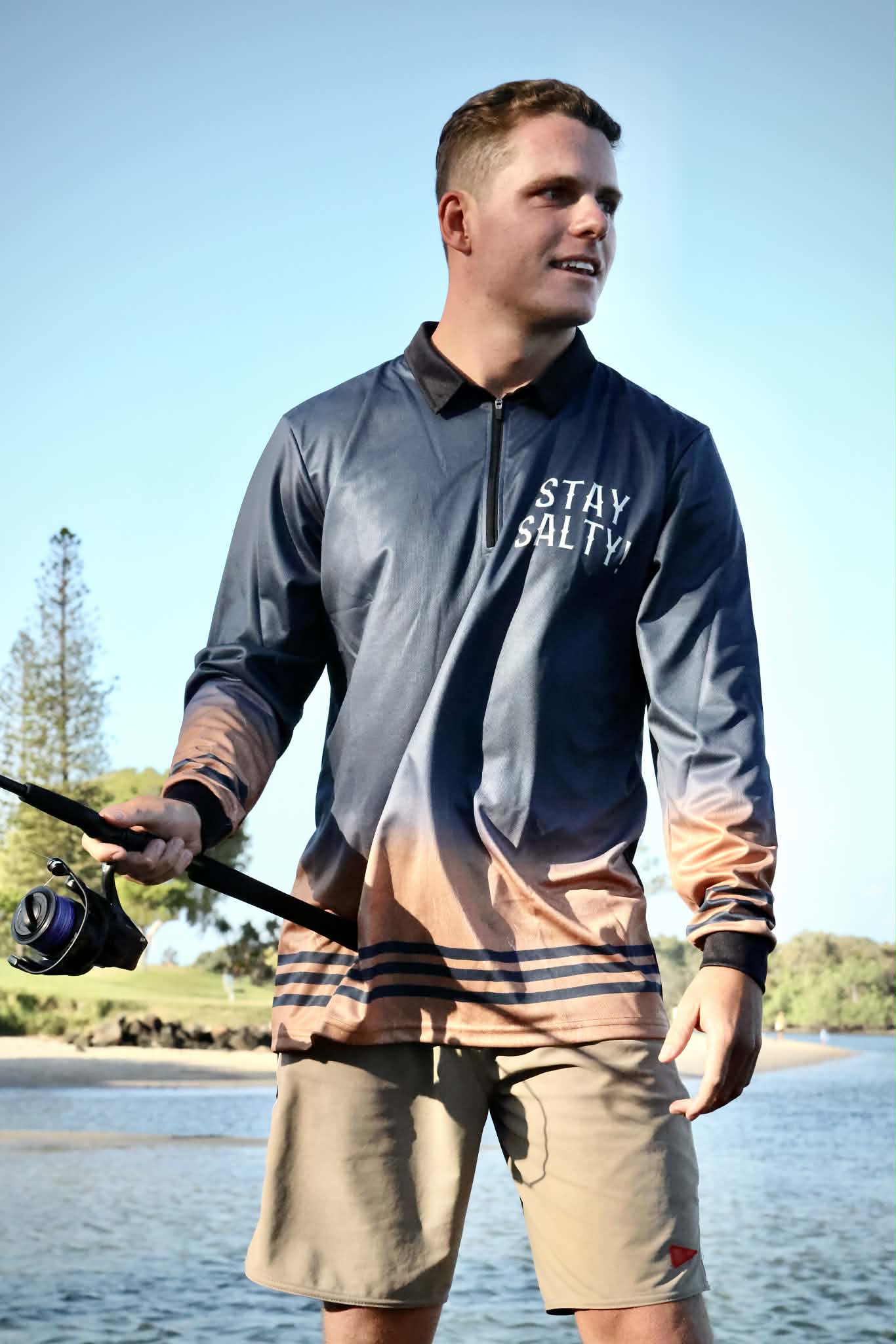 Salty Vibes Performance Fishing Shirt