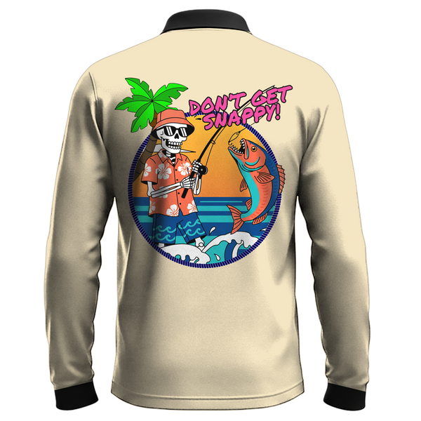 Don't Get Snappy Fishing Shirt - Beige