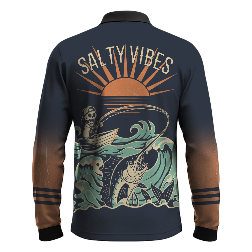 Salty Vibes Performance Fishing Shirt | Chasing lines