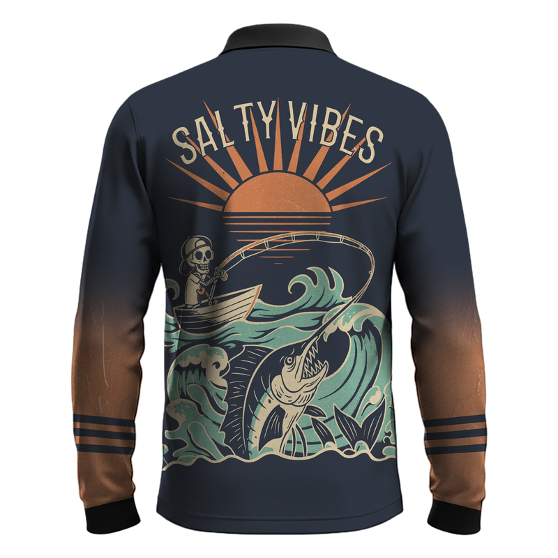 Salty Vibes Performance Fishing Shirt